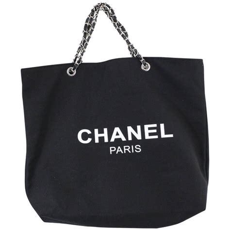 chanel vip canvas tote|Chanel canvas tote handbags.